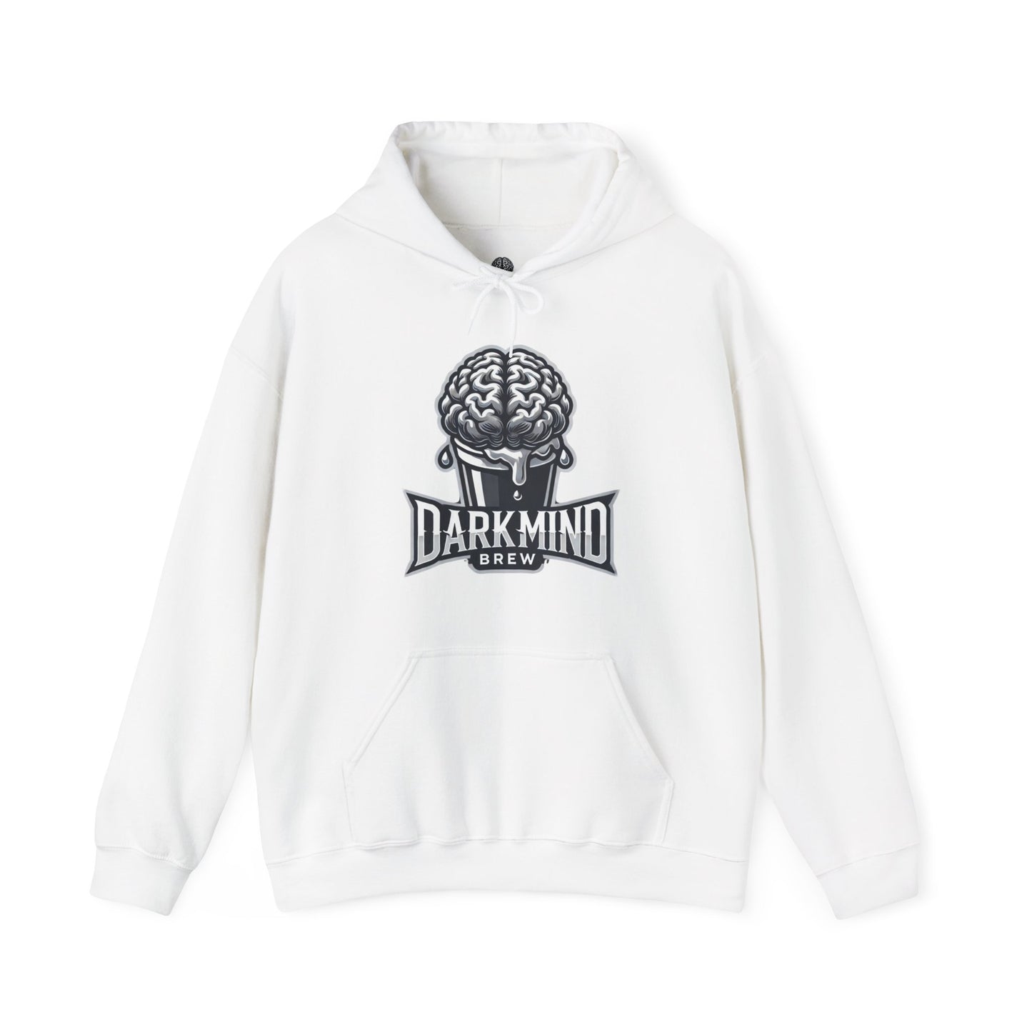 Darkmind Brew Unisex Heavy Blend™ Hooded Sweatshirt – Cozy & Creative Gift for Coffee Lovers
