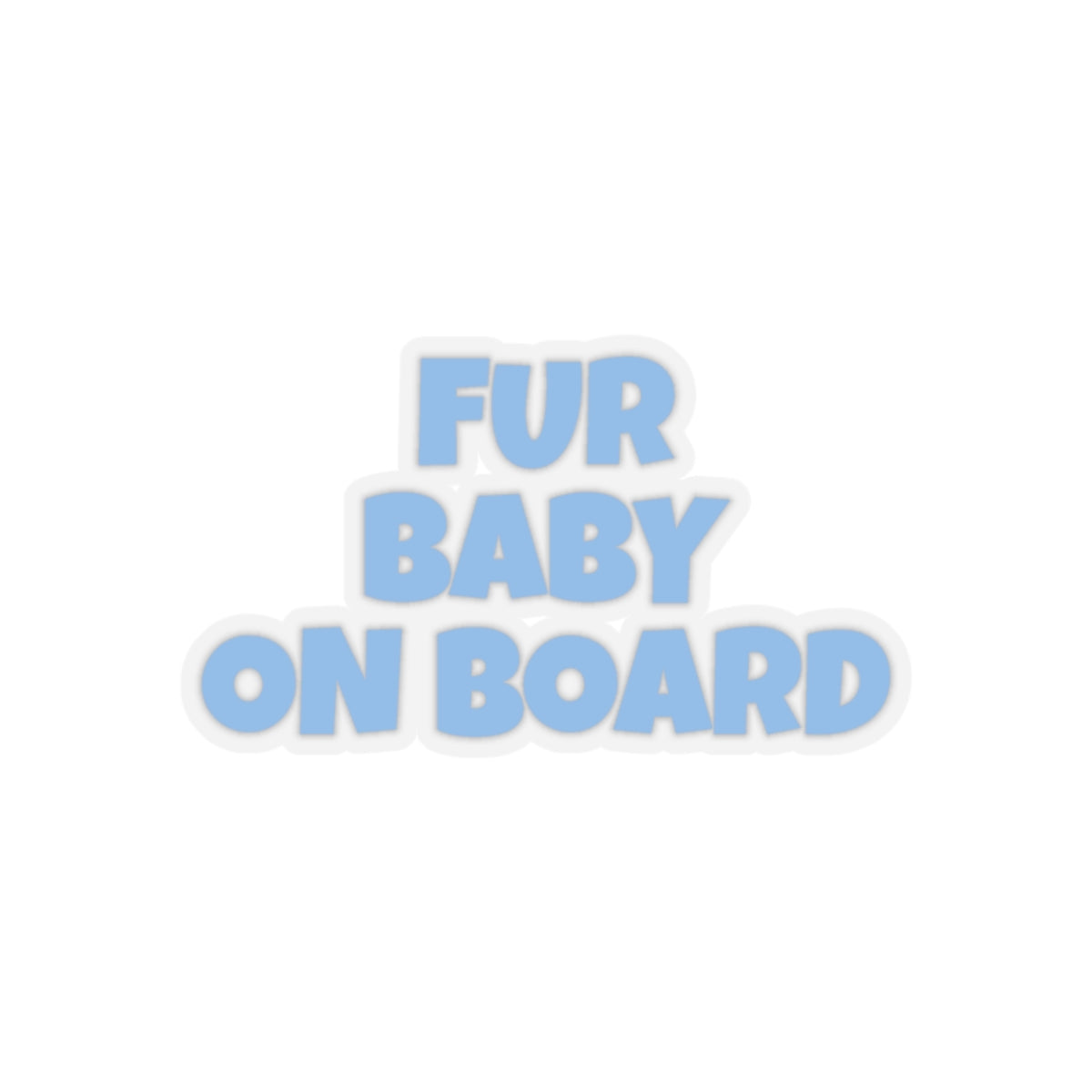FUR BABY ON BOARD Stickers