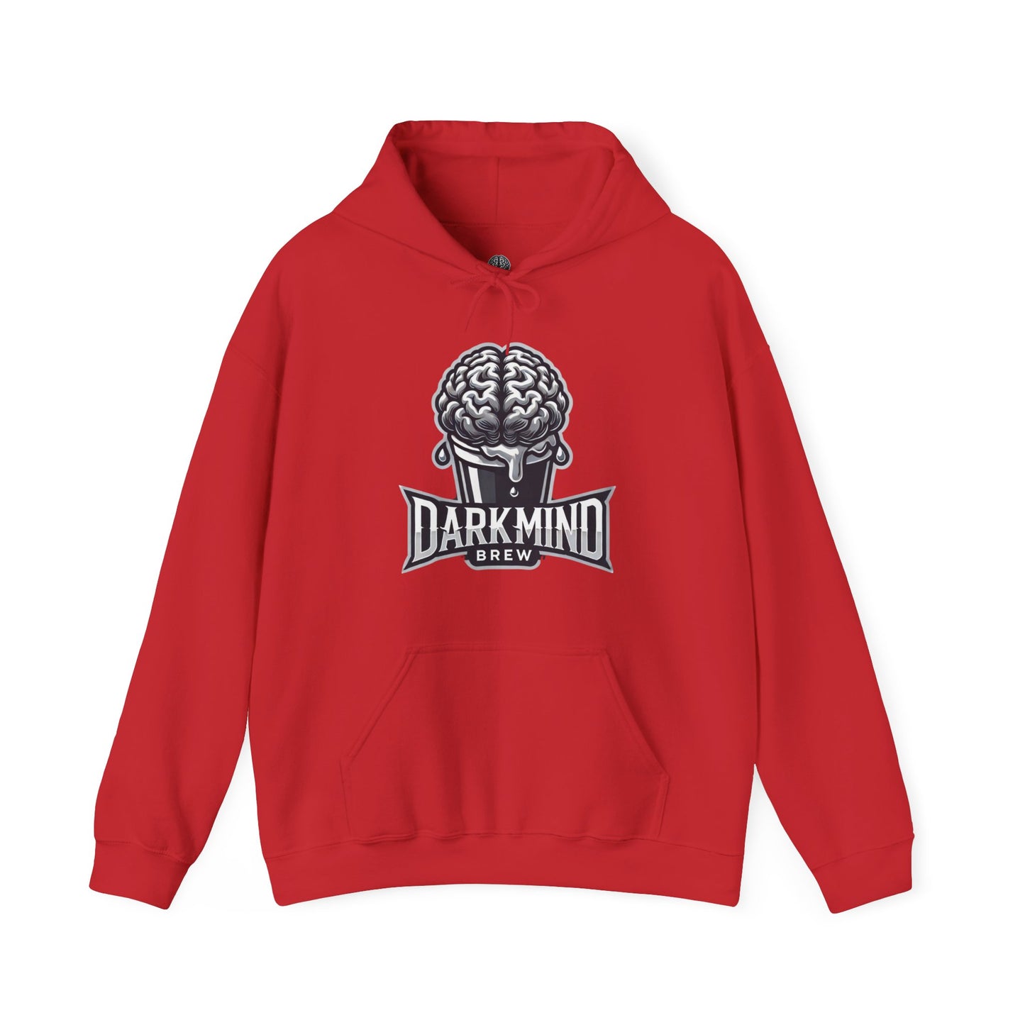Darkmind Brew Unisex Heavy Blend™ Hooded Sweatshirt – Cozy & Creative Gift for Coffee Lovers