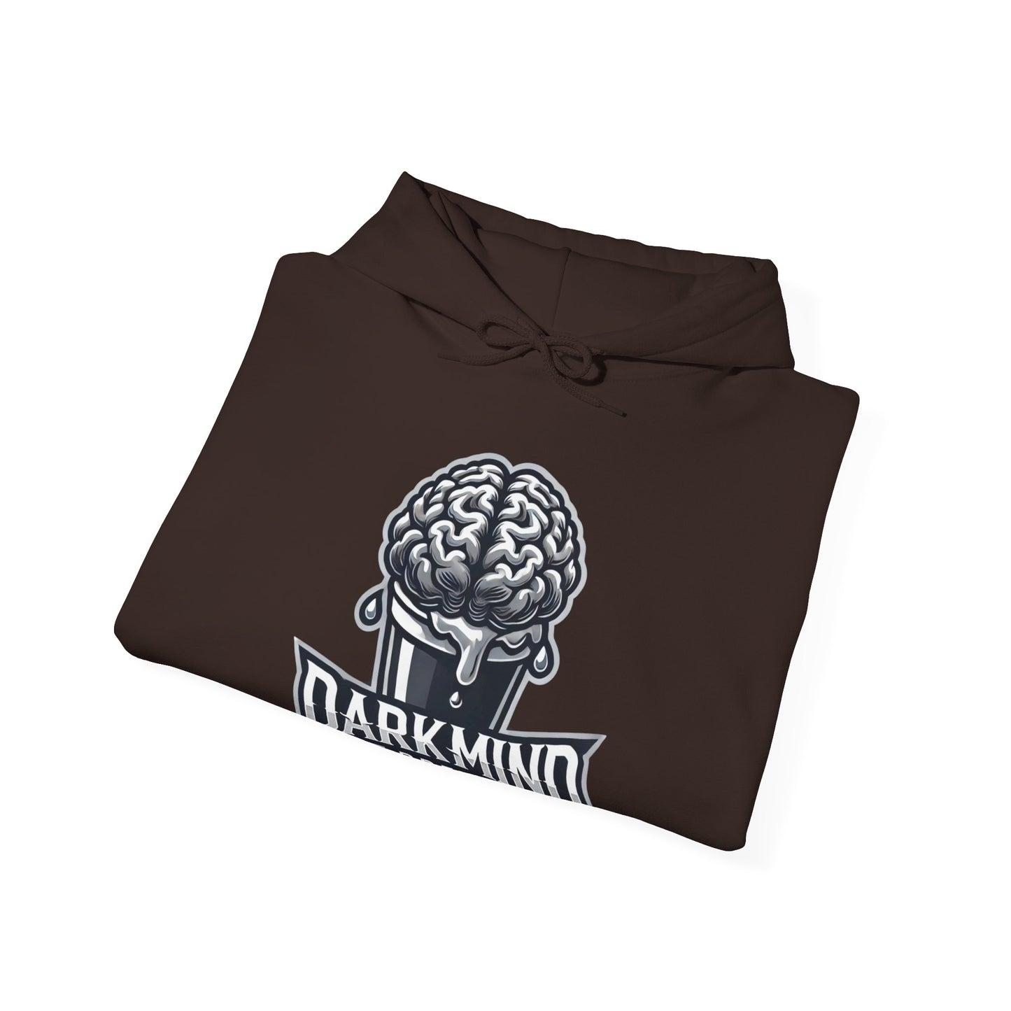 Darkmind Brew Unisex Heavy Blend™ Hooded Sweatshirt – Cozy & Creative Gift for Coffee Lovers