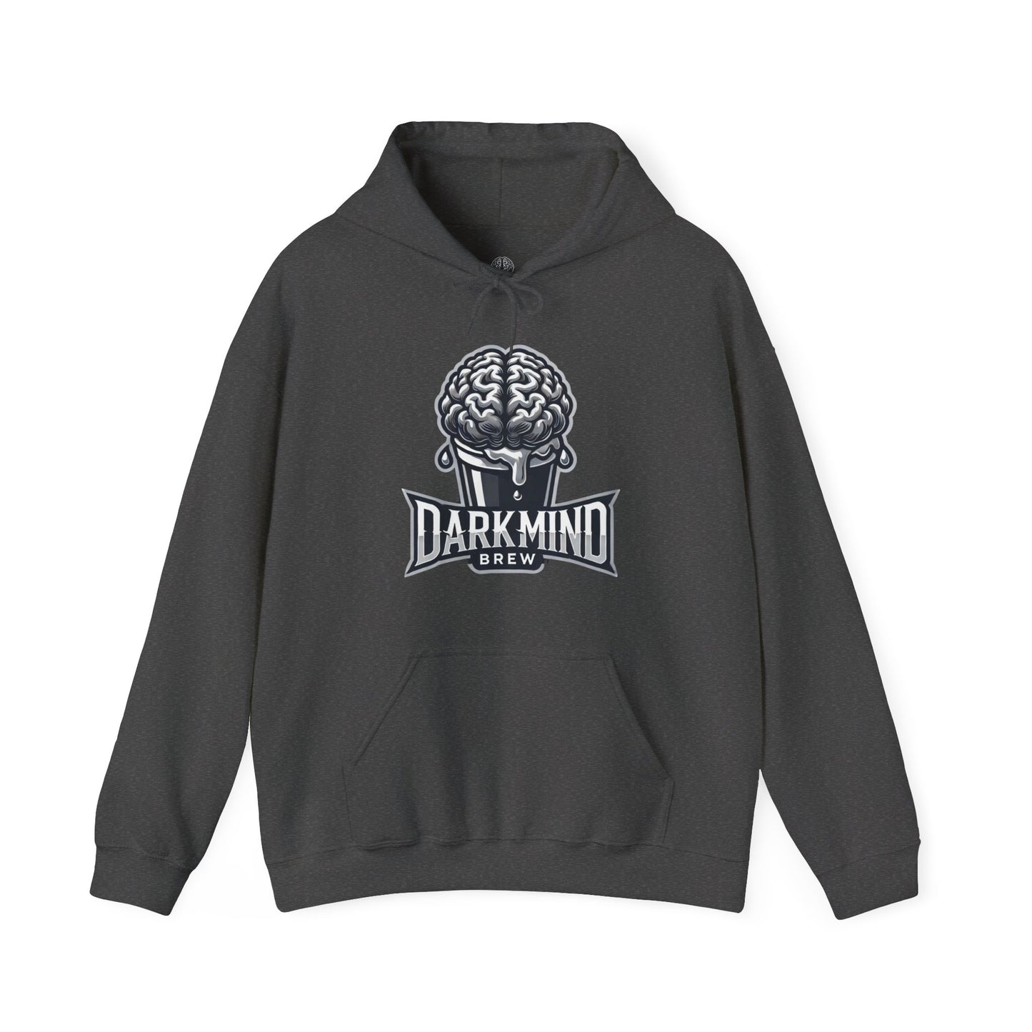 Darkmind Brew Unisex Heavy Blend™ Hooded Sweatshirt – Cozy & Creative Gift for Coffee Lovers
