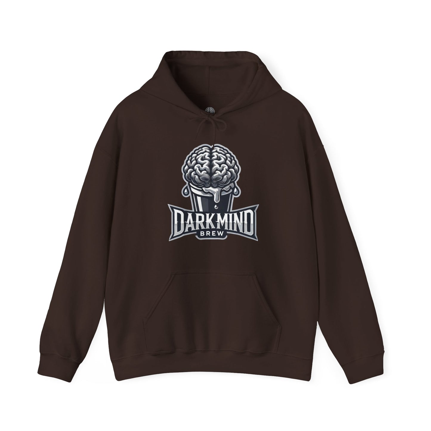 Darkmind Brew Unisex Heavy Blend™ Hooded Sweatshirt – Cozy & Creative Gift for Coffee Lovers