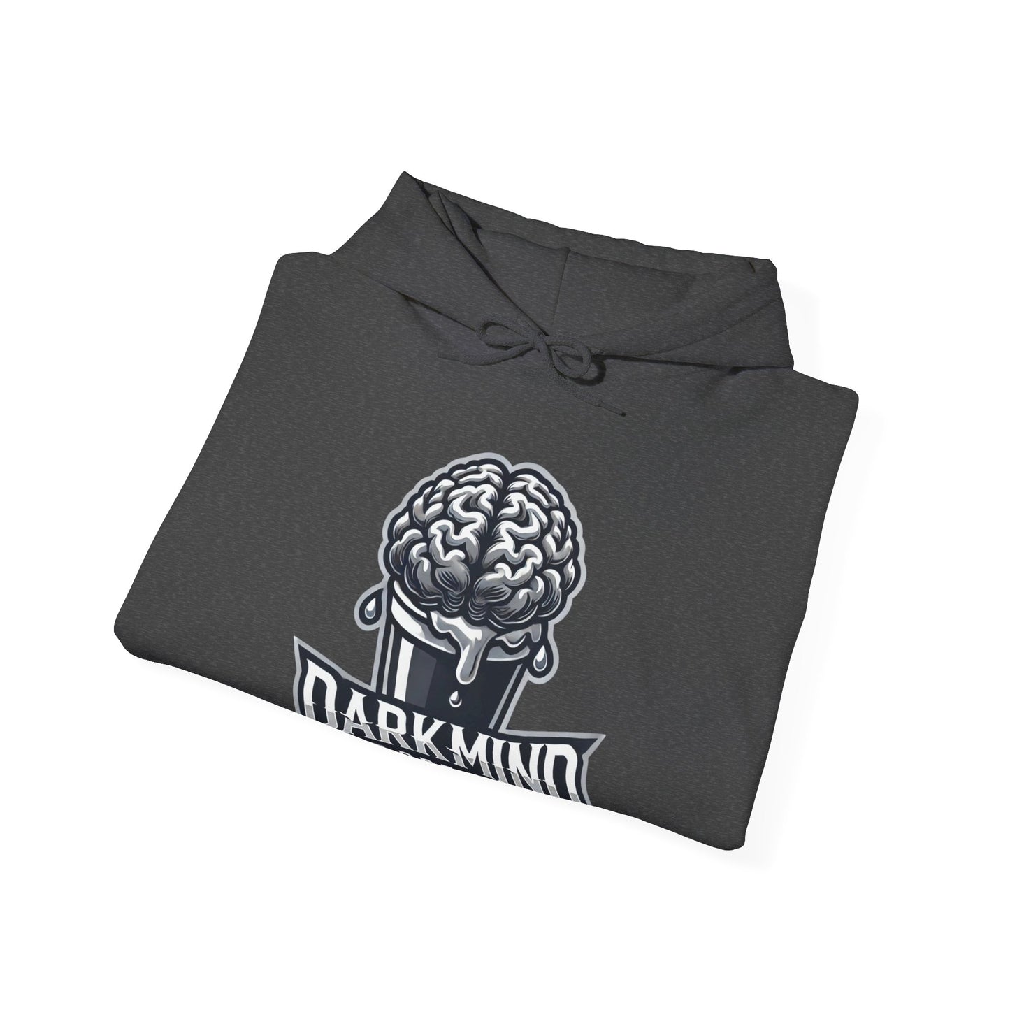 Darkmind Brew Unisex Heavy Blend™ Hooded Sweatshirt – Cozy & Creative Gift for Coffee Lovers