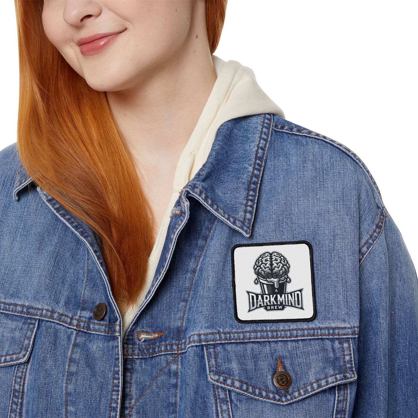 Darkmind Brew Iron-On Patch - Unique Apparel Accessory for Creative Minds